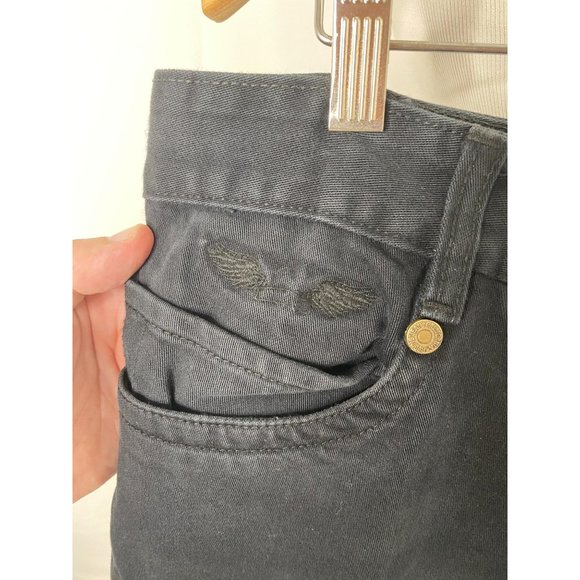 Men’s size 38 x 30 robins jeans black denim straight leg jeans - Picture 5 of 12